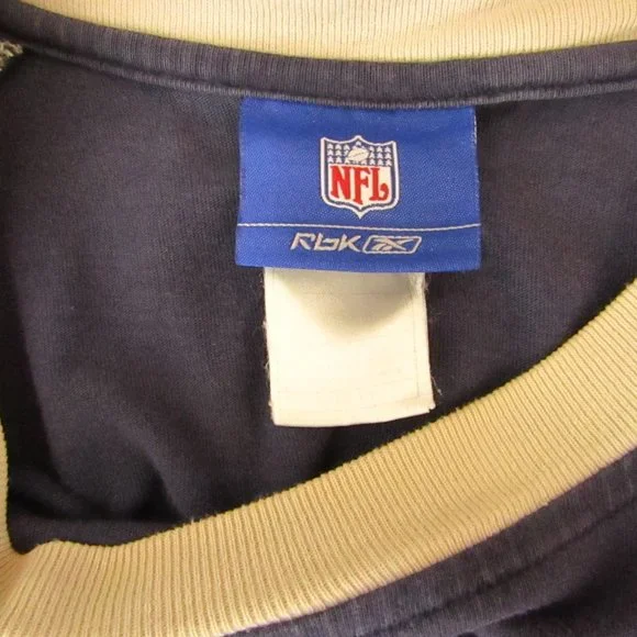 Men's | Official NFL | Reebok | Dallas Cowboys | T-Shirt | Blue & Grey - Picture 3 of 3